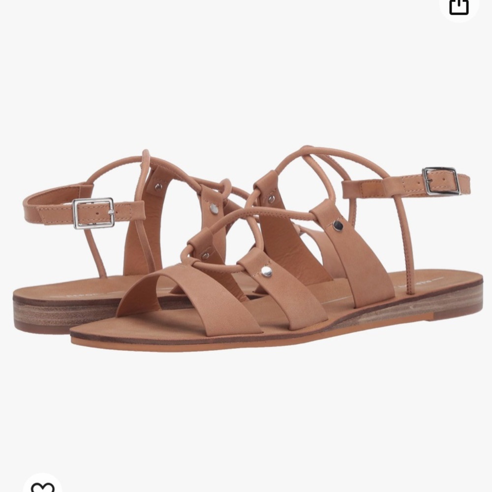 Report Brown Lyncoln Flat Sandal Size 7.5